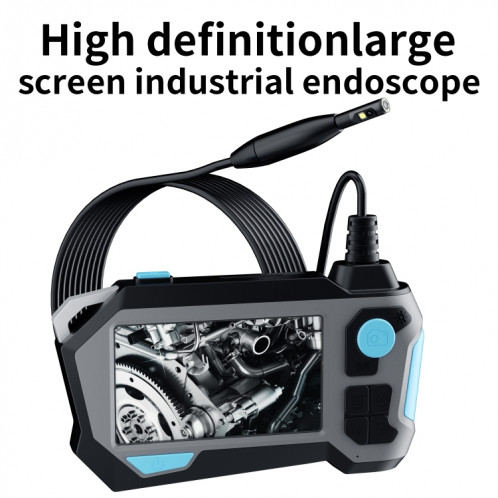 Endoscope industriel rotatif P120 à double lentille de 8 mm avec écran, diamètre du tuyau arrière de 16 mm, spécification : tube de 2 m SH5201253-010